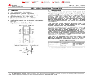 LM319AM/NOPB.pdf